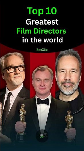 Top 10 Best Movie Directors in the world. #youtubeshorts