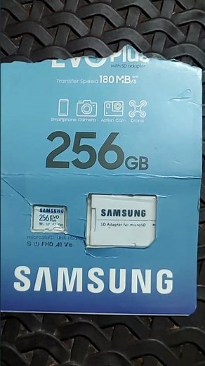 samsumg 256gb SD Card - Returned