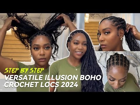 Ep. 6 | Do It Yourself Versatile Boho Crochet Locs | Step by Step Illusion Method | ft. Eayon Hair