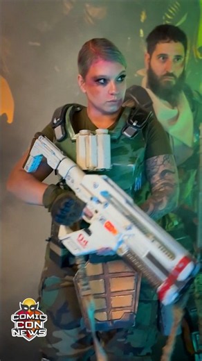 Alien Colonial Marines IRL Aliens: Fireteam Elite 2 #shorts #alien #halloween #cosplay