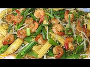 Amazing Girl Cooking Seafood At Home - Prawn Recipe Cambodian Style