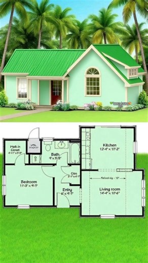 2.9K views · 19 reactions | A beautifully compact design with a warm and functional layout — perfect for peaceful living in a small space. For inspiration ideas only. #DreamHouse #SmallHome #1bedroom #floorplan ℂ핣핖핕핚핥 핥할 ℝ핚하학핥핗핦핝 핆함핟핖핣 | Dream House | Facebook