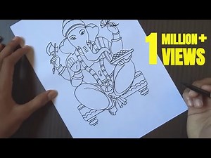 how to draw lord Ganesh | drawing Ganesh ji | sankashti chaturthi | drawing easy