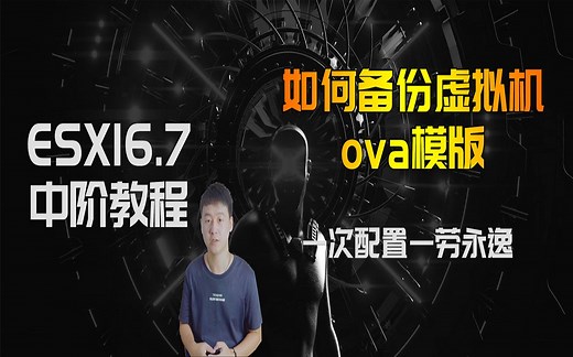 ESXI中阶教程 如何备份虚拟机ova模版，让你软路由一次配置一劳永逸