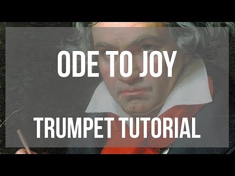 How to play Ode to Joy by Ludwig van Beethoven on Trumpet (Tutorial)