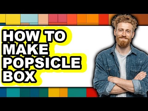How To Make Popsicle Box - Step By Step