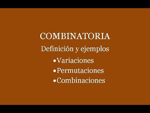 COMBINATORIA: VARIACIONES CON Y SIN REPETICIÓN