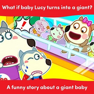 196K views · 1.5K reactions | Oh no! Why does baby Lucy become a giant?  To watch more: https://go.woanetwork.com/PlaylistCartoonForKids #WOANETWORK | Wolfoo Kids Cartoon | Facebook