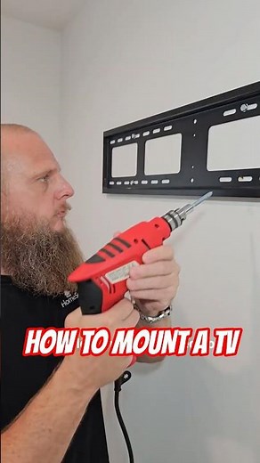TV Mounting Made Easy | Step By Step Guide To Mount a TV #shorts