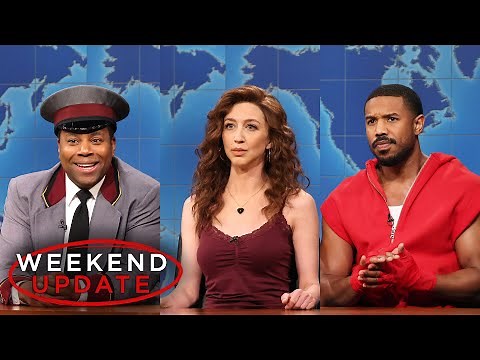 Weekend Update ft. Kenan Thompson, Heidi Gardner and Michael B. Jordan - SNL