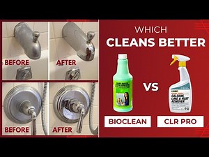 Bioclean vs CLR Pro Hard Water Stain Remover -Who does the best cleaning?