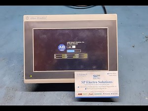 Allen Bradly Panel View 800 , 2711R-T7T HMI, Lcd Display And Touch Screen Change & Calibration.