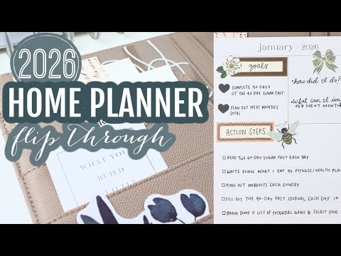 🏠 2026 Home / Catchall Happy Planner: Setup and Flip Through | Part 1
