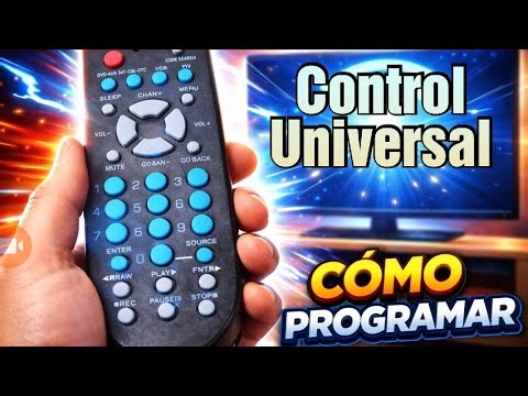 HOW TO PROGRAM A UNIVERSAL REMOTE CONTROL FOR ANY TV