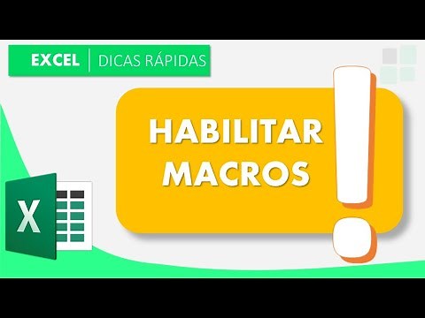 Ativar Macros no Excel 2010, 2013, 2016 e Office 365