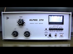 ALPHA TELECOM: MEGA RESTORATION, ALPHA 374 LINEAR AMPLIFIER