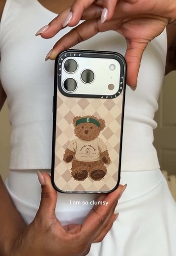 Tennis Date & Casetify Sip & Serve Bear Case