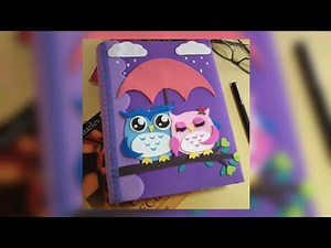 File decoration ideas | How to make kids Summer vacation work file