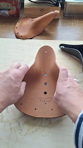43K views · 6.6K reactions | ⚜Sound of leather. Making bicycle seat #craft #handmade #bicycle #asmr #handcraft #leathercraft #satisfying #bentshandmade | BentsHandmade | Facebook