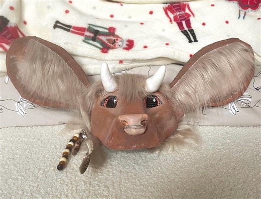 Hand Crafted Highland Cow Therian/ Animal Mask - Etsy UK