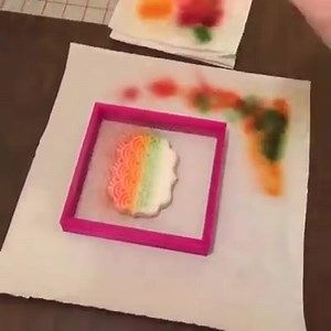 Easy way to make a colorful background. | Artfully Designed Creations