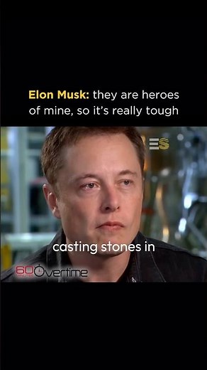 Elon gets emotional when confronted about his heroes