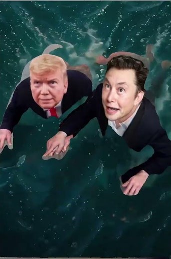 Elon musk and Trump survive a boat crash!!!! #viral