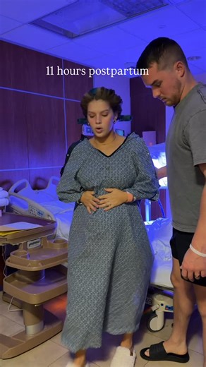 Josie Balka on Instagram: "Nothing feels better than that first shower and first hug after giving birth 😅🩵 #birth #laboranddelivery #postpartum #postpartumjourney #mom #momanddad #baby #motherhood #husband #family"