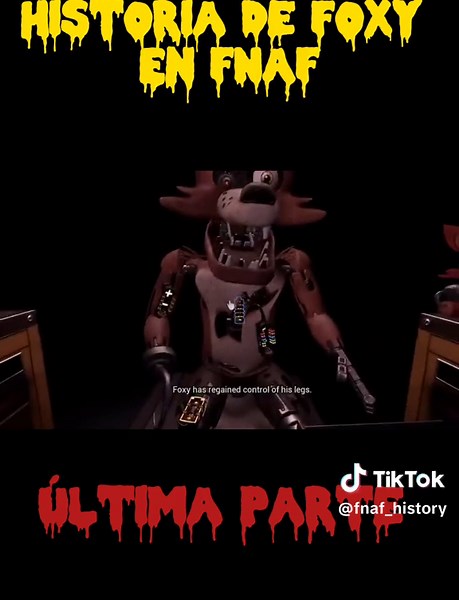 Historia de Foxy en FNAF