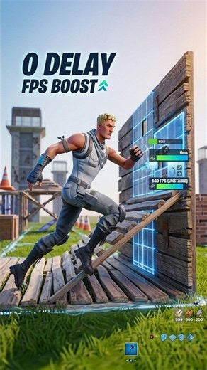 FORTNITE INPUT DELAY FIX ⚡ | BOOST FPS & REDUCE INPUT LAG #fortnite #fortnitepc #0delay #fpsboost