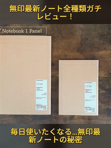 無印良品ノート全種類レビューとおすすめ活用法