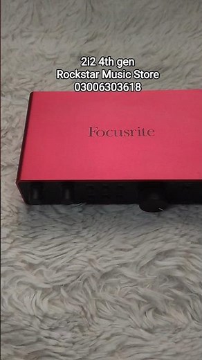 Focusrite Scarlett 2i2 4th gen #shorts