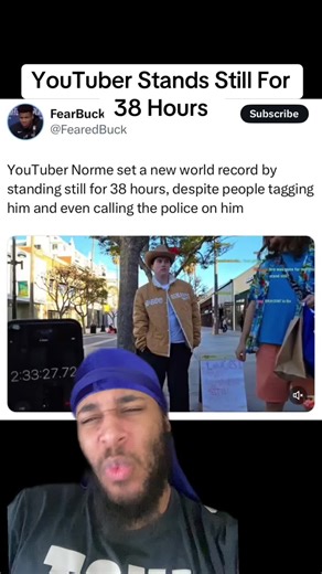 YouTuber Sets New World Record by Standing Still for 38 Hours