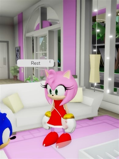 AMY confiesa QUE NO esta enamorada DE SHADOW en ROBLOX BROOKHAVEN! #roblox #gaming #fyp #sonic
