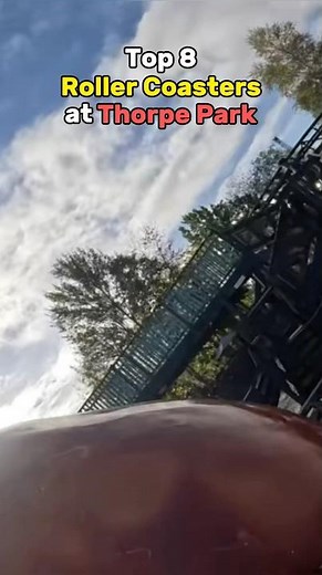 Top 8 Roller Coasters at Thorpe Park! #themepark