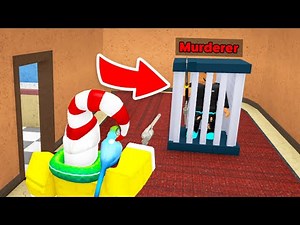 Using Admin Commands To JAIL The Murderer in MM2.. (Roblox Movie)