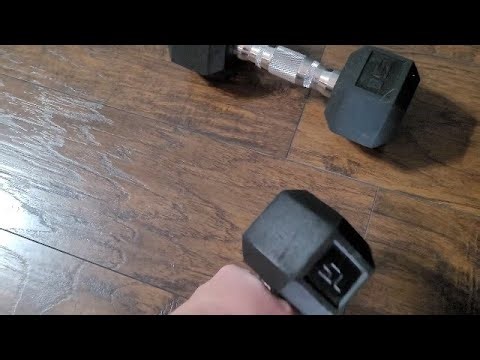 🔥 Solid dumbells that won't scratch your floors