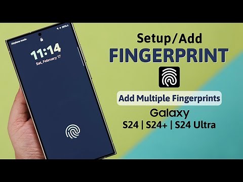 Galaxy S24/S24+/Ultra: How to Set Up Fingerprint! [Add]