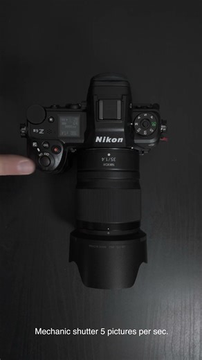 Nikon Z6 III shutter speed ASMR I 1 to 120fps pictures