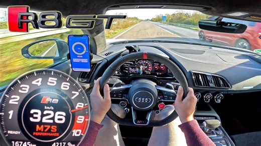 Audi R8 GT V10 RWD – 200MPH Beast on Track!