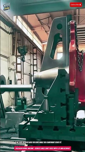 Precision Boring Machine – Reduces Large Shaft Holes with 0.01 mm Accuracy
