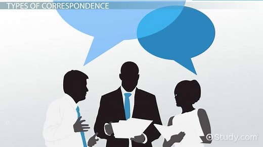 Business Correspondence Overview, Types & Examples