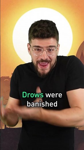 Drows are Australians in D&D