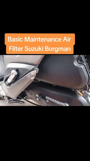 Suzuki Burgman 125 Basic Maintenance Air Filter Guide