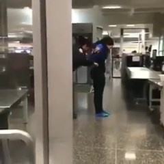 TSA pat down search