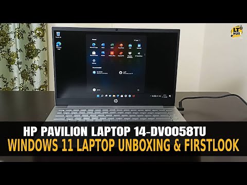 HP Windows 11 Laptop Unboxing & First Look | HP Pavilion 14-dv0058TU | Win11 Intel 11th Gen | LT HUB