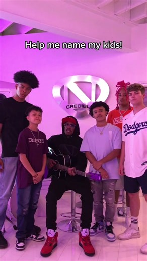 Big announcement!! Help me name my kids! #Ncredible @cameron @THEREALYM_ @Rahja Fuller @Conner Finnerty Aj Boogie #NCK