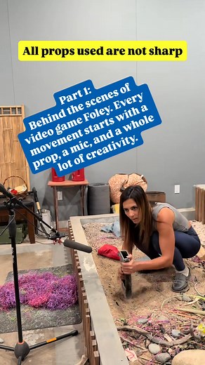 Behind the scenes of video game Foley. Every… | Reel Foley Sound