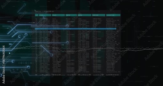 This video shows a computer interface being used to process and code data