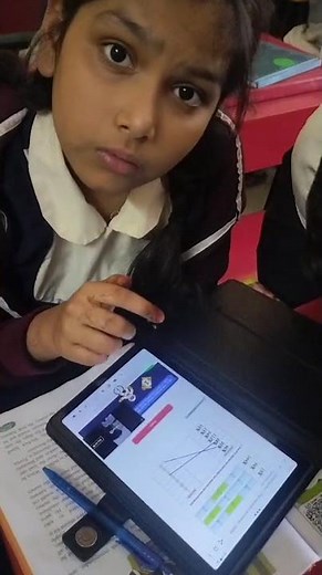 Students using live worksheet in Math class for an IP time!